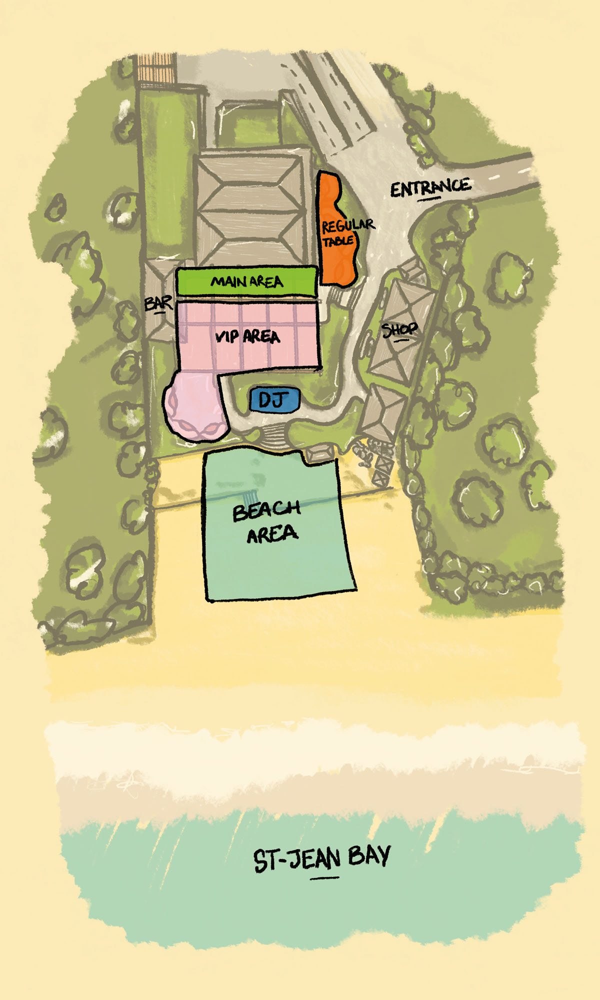 KAZ JAMES @ LA GUERITE BEACH